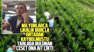 Tarlada bulunan cesetle ilgili flaş gelişme